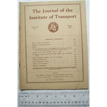 1952 Journal of Institute of Transport Vol. 24, No. 9