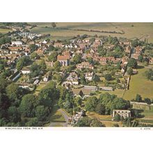 Winchelsea Sussex Aerial Birds Eye 1980s Postcard