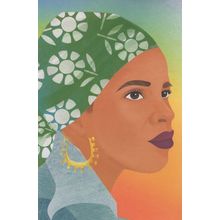 Ntozake Shange Black USA American Playright Poet Feminist Postcard