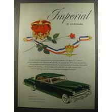 1952 Chrysler Imperial Car Advertisement - Imperial by Chrysler