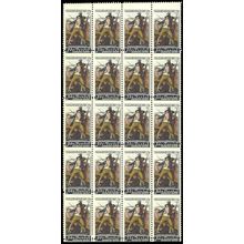 1361, MNH MISPERFORATED ERROR BLOCK OF 20 STAMPS John Trumbull - Stuart Katz