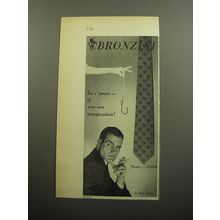 1957 Bronzini Naxos Tie Ad - He's yours - if you use imagination