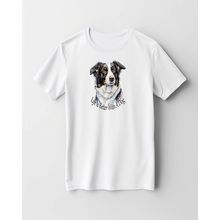 COLLIE DOG PRINTED T SHIRT -SUBLIMATION T SHIRT WITH FREE DELIVERY