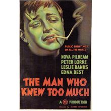The Man Who Know Too Much-1934 Poster Canvas Movie Film Print A0 A1 A2 A3 A4 A5