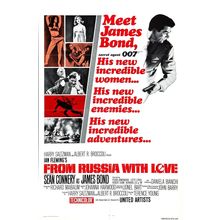 From Russia With Love (1963)_1 Movie Film Poster Canvas iconic design