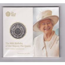 Royal Mint £5 Uncirculated Coin QEII 90th Birthday 2016