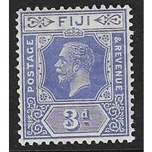 FIJI 1922-9 GV 3d WMK SCRIPT CA MINT HINGED SG234