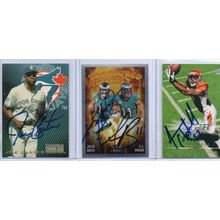 Autographed 3 Card Lot with Jalen Hurts/A.J. Brown Signed Nice