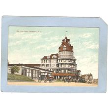 Rhode Island Jamestown Bay View House Street Scene w/Horses & Wagons~545