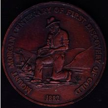 1982 Australia Medallion Mount Morgan Centenary of First Discovery of Gold