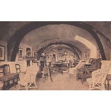 Stratford Drawing Room Shakespeare Hotel Macbeth Antique Postcard
