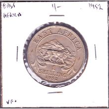1952 Kenya (East Africa) 1 Shilling Coin