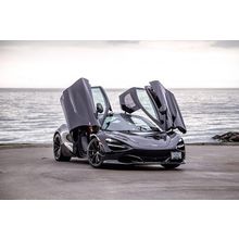 McLaren black 720 8 Poster Canvas Movie Film Print A0 A1 A2 A3 A4 A5 A6 Art Wall