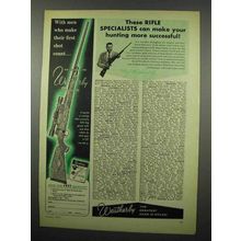 1955 Weatherby Magnum Rifle Ad - Specialists Successful