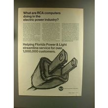 1967 RCA Spectra 70 Computer Ad - Electric Power