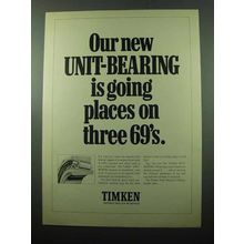 1969 Timken Unit-Bearing Ad - Going Places