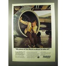 1971 Prudential Insurance Ad - Rock About to Take Off