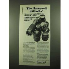 1976 Honeywell Pentax KX Camera Ad - $100 Offer