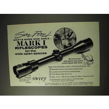 1977 Swift Mark I Riflescopes Ad - Sure Fire!