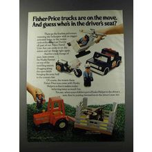 1981 Fisher-Price Police Patrol Unit & Husky Farmer Ad