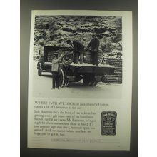 1985 Jack Daniel's Whiskey Ad - Where Ever We Look