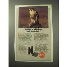 1985 Leitz Trinovid Binoculars Ad - Sight of a Lifetime