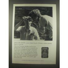 1985 Jack Daniel's Whiskey Ad - You Can Taste a Secret