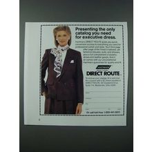 1986 Hartmarx Direct Route Catalog Ad - For Executive Dress