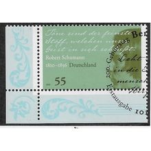 GER 2010 €0.55 'R.A SCHUMANN' (CORNER MARGIN) FINE USED (EBID54-028)