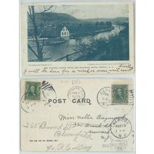New York Deposit Electric Power House and Delaware River River and Power H~164