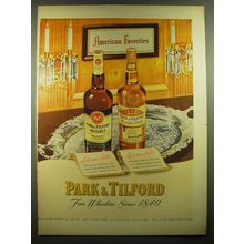 1948 Park & Tilford Reserve and Private Stock Whiskey Ad - American Favorites