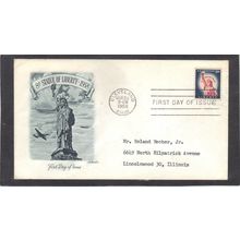 FDC Artmaster 1042 8c Liberty (Cachet-Typed/A) CV42118