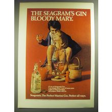 1974 Seagram's Gin Ad - The Seagram's Gin Bloody Mary