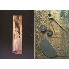 Navigation Equipment & Carved Angel Mary Rose Ship Postcard