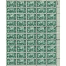 Franklin D. Roosevelt Sheet of Fifty 1 Cent Postage Stamps Scott 930