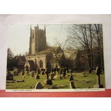 PARISH CHURCH, AVEBURY, BLUNSDON W.I. vintage postcard unposted WILTSHIRE W.I. =