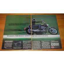 1982 Harley-Davidson FXR Super Glide II Motorcycle Advertisement