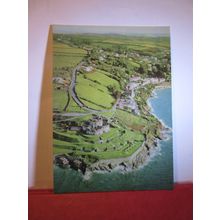 AERIAL VIEW, ST MAWES CASTLE, CORNWALL unused postcard by Dept. of Enviroment =