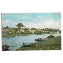Reedham From Railway Bridge, Norfolk Broads, Postcard.