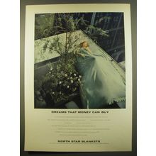 1961 North Star Blankets Advertisement - Dreams that money can buy