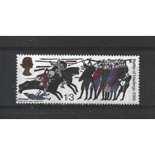 GB.SG712p 1s 3d Norman Horsemen attacking Harold's troops.Phosphor.M/M.Jul25