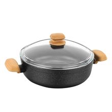 Korkmaz Montana 2 Piece 3.5 Liter Aluminum Nonstick Low Casserole Dish with L...