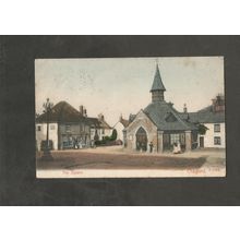 Postcard Devon Chagford The Square 1906