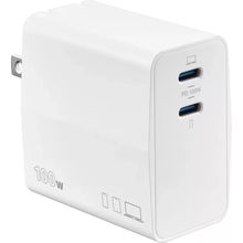 Insignia- 100W 2-Port USB-C GaN Wall Charger for MacBook Pro, iPad, iPhone,...