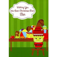 Wishing You the Best Christmas Ever, Son - CHRISTMAS GREETING CARD - 22266