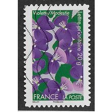 FRA 2012 (60c)(S/A) 'FLOWERS - VIOLETS ' FINE USED (EBID56-666)