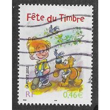 FRA 2002 46c 'STAMP DAY' FINE USED (EBID60-974)