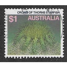 AUS 1979 $1.00 'CROWN OF THORNS STARFISH' FINE USED (EBID68-041)