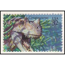 3136a 32c Ceratosaurus Fine MNH V5250