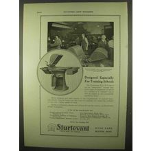 1922 Sturtevant Type H Forge Ad - For Training Schools